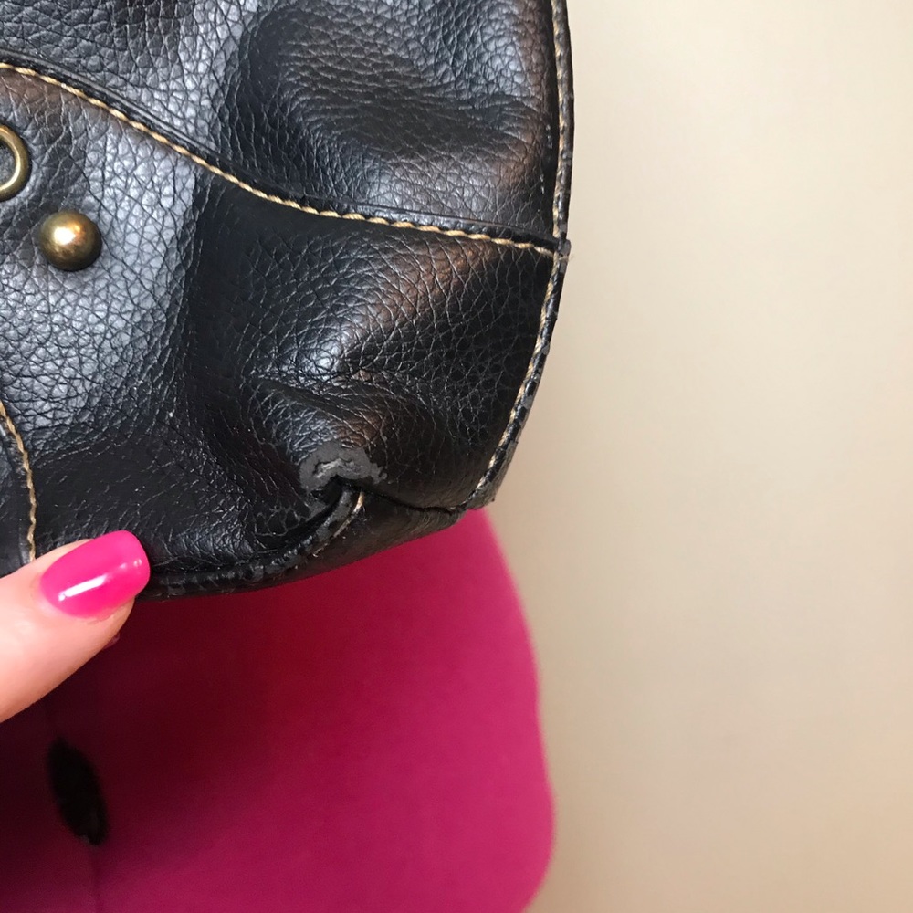 Nine West Black Studded Bag - Picture 5 of 6